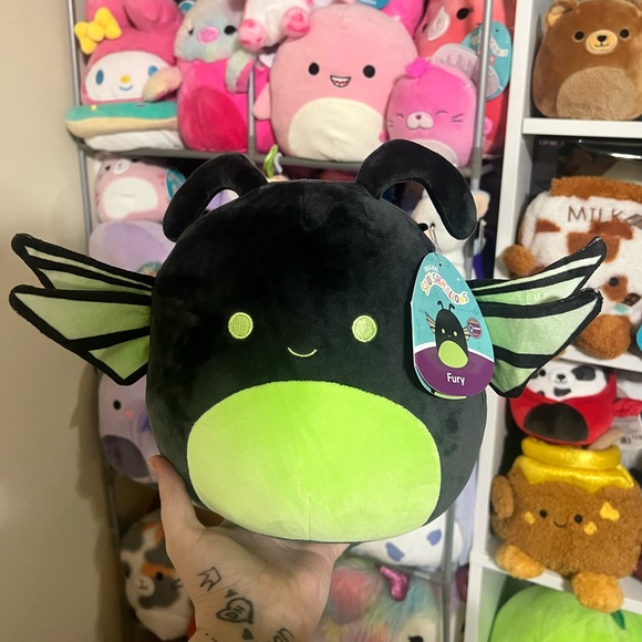 Squishmallows Toys Green Fury 8 Checkin Series Carowinds Squishmallow Poshmark